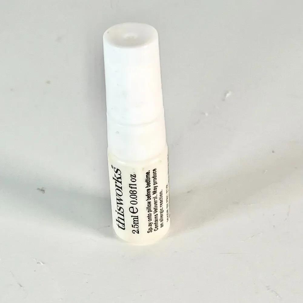This Works Deep Sleep Pillow Spray Essential Oils Calm Travel .08 oz 2.5ml New